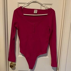 Victoria’s Secret PINK ribbed bodysuit size L